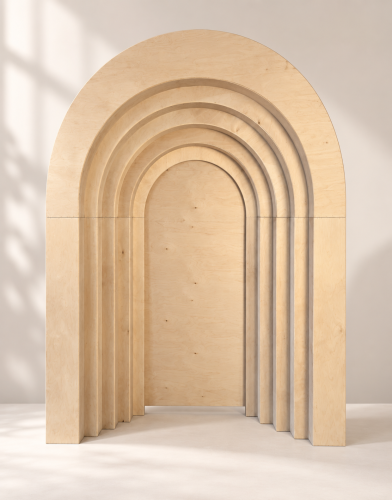 Portal dekoracyjny łuk 5-warstwowy EVI 200 x 160 cm
