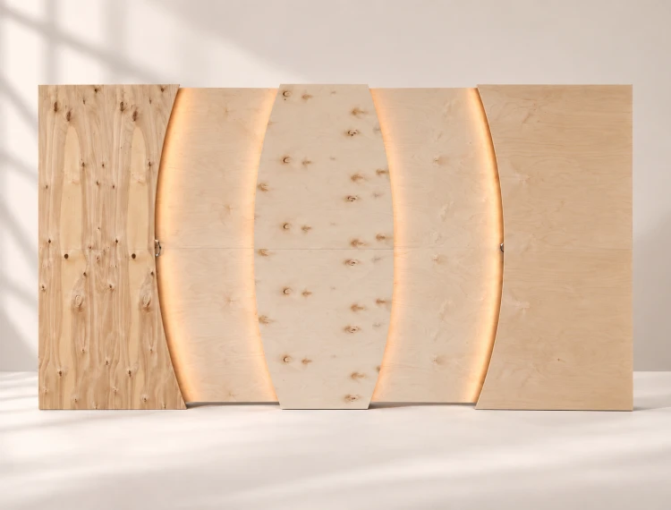 Zestaw 5 ścianek modułowych LED RGBW EVI – ujęcie dodatkowe